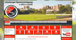Desktop Screenshot of lueneburger-sv.de